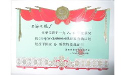 CSC国家金质奖